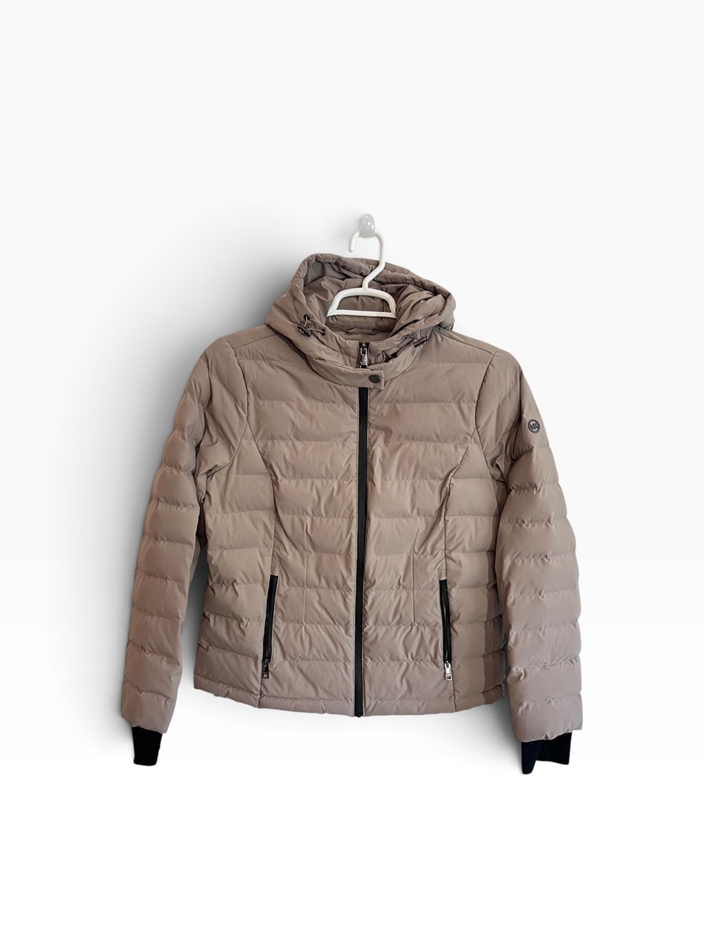 Michael Kors Down Puffer Jacket Womens Size Large Armpit measurement 23”
